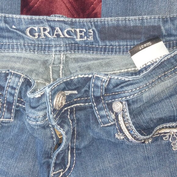 Gracie in LA denim Sz 27 - Picture 3 of 3
